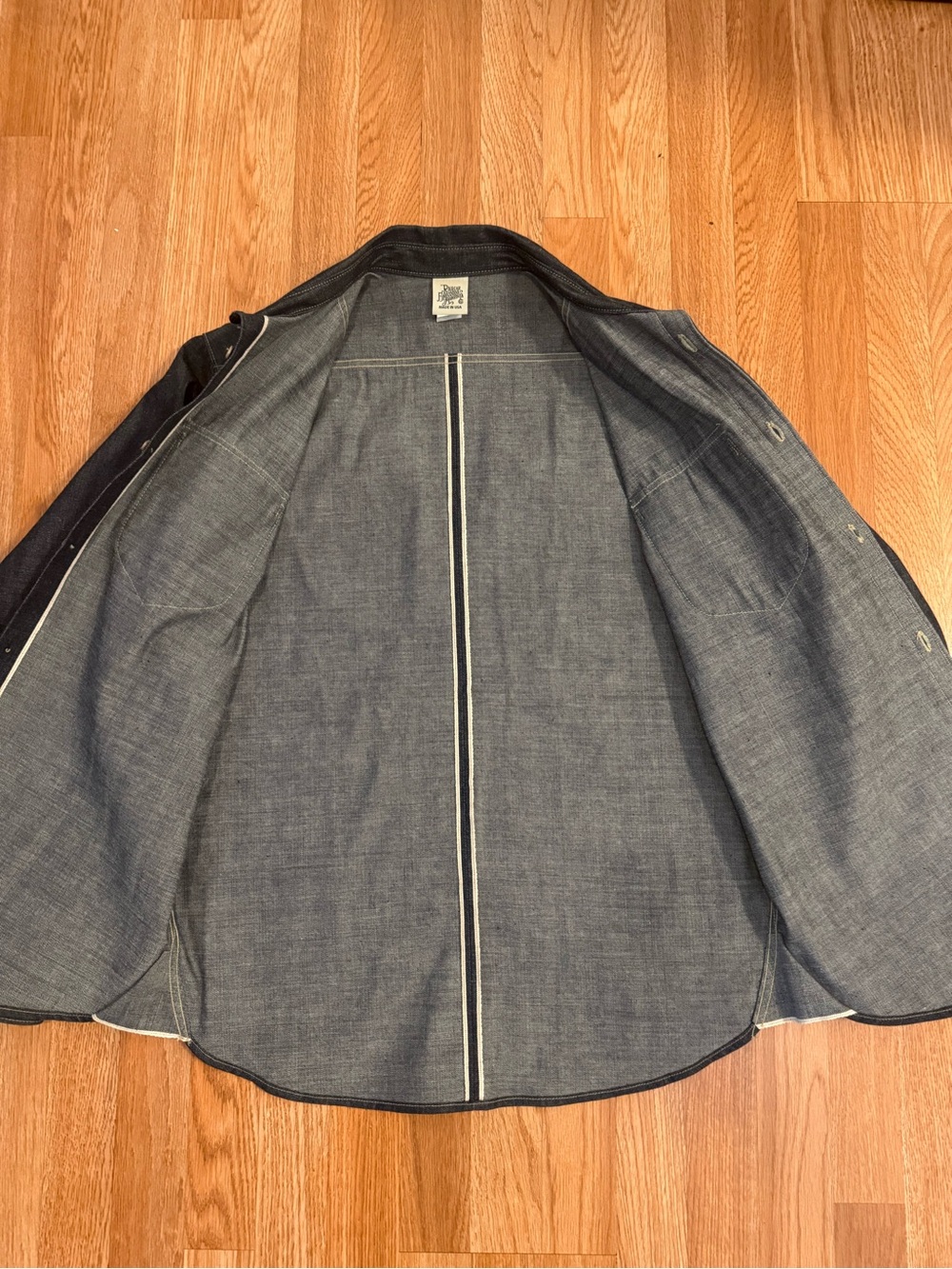 Railcar Fine Goods Monrovia Selvedge Denim Work Shirt – Made in USA – Size M - Picture 6 of 7